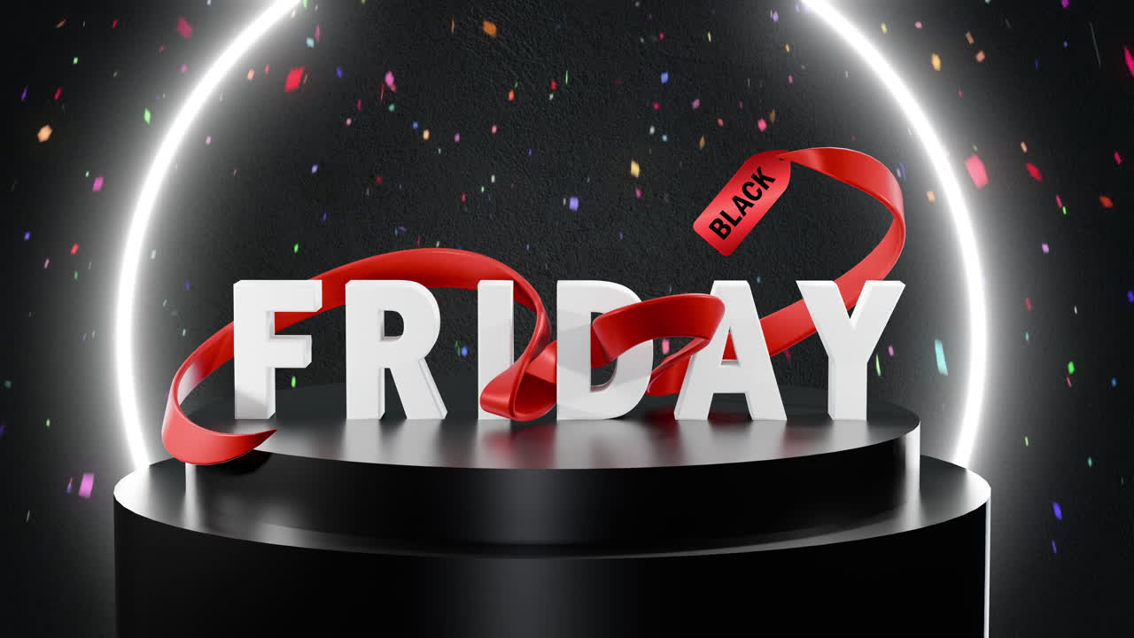 애니메이션 블랙 프라이데이 판매 텍스트