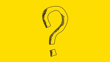Animation-of-question-mark-on-yellow-background