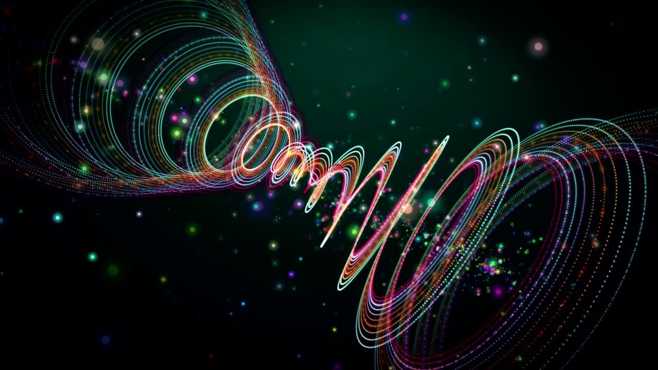 스로모션에서 줄무 물체와 박이는 입자, 4096x2304 루프 4k