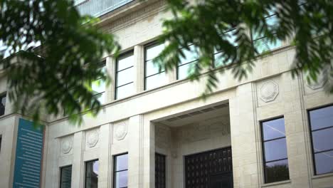 view of the house of european history building from under a tree