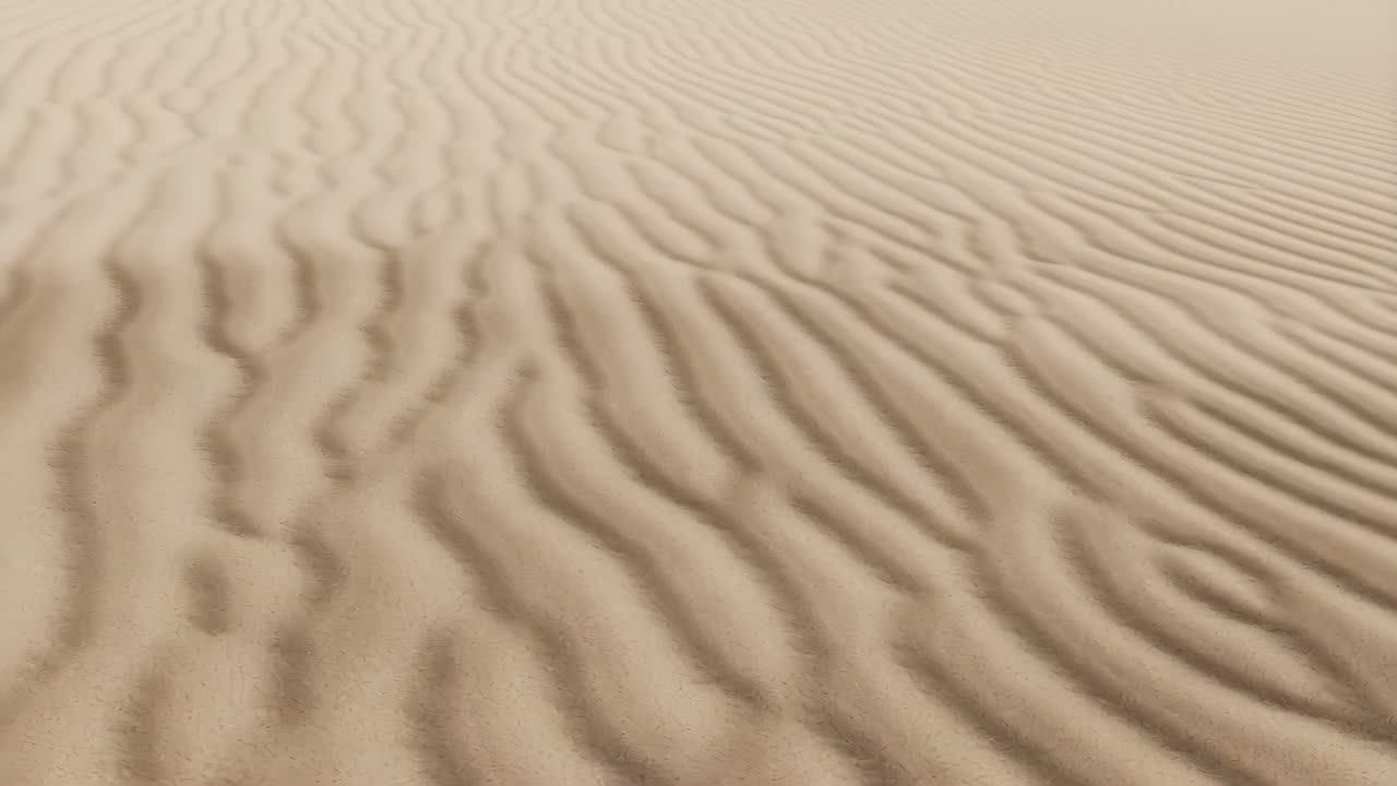 Rippling Sand Dune Patterns