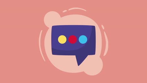 colorful speech bubble illustration