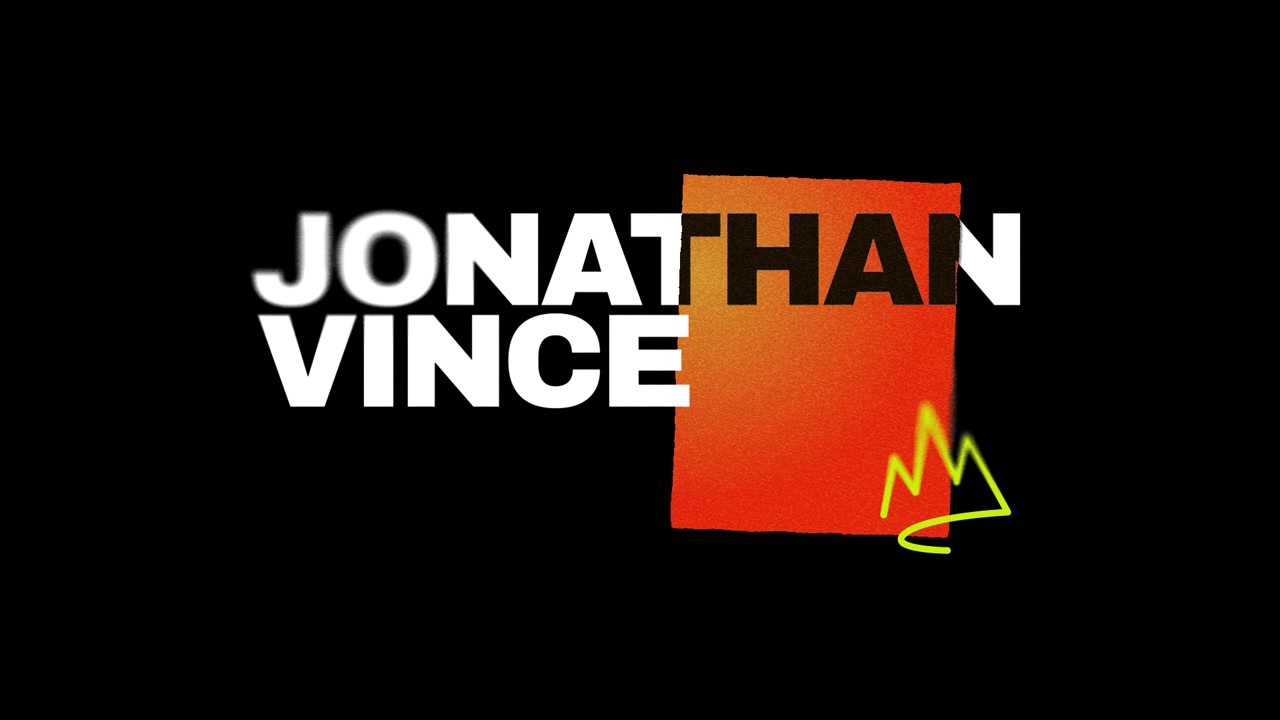 Animated Typography Title Card for Jonathan Vince