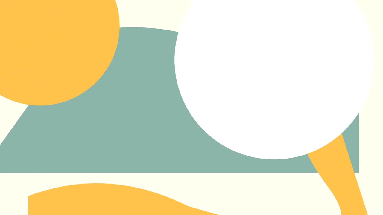 Abstract Motion Graphic with Geometric Shapes and Soft Colors