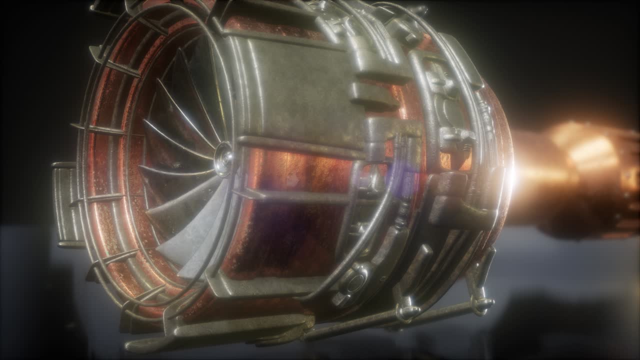 회전 제트 엔진 터빈