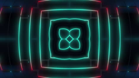 cylinder neon background loop