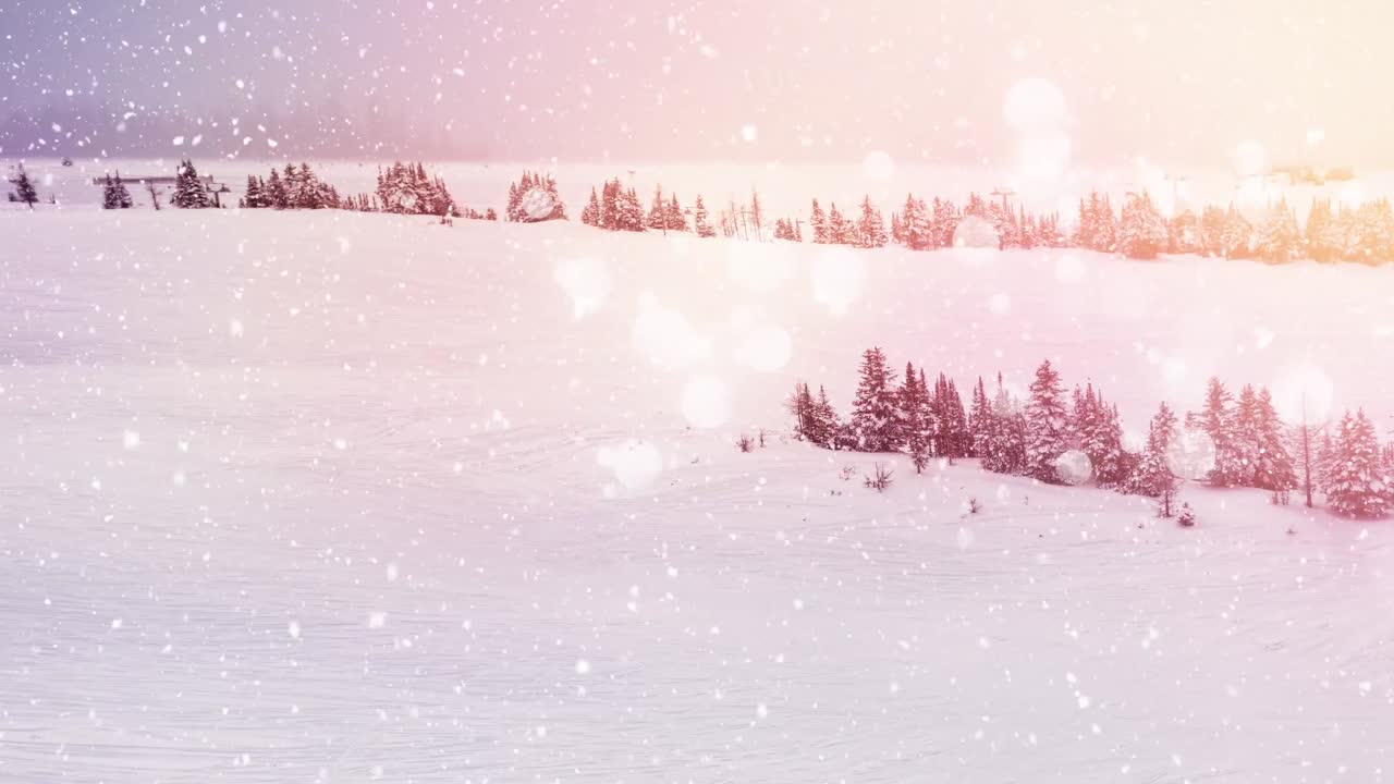 눈이 내리고 시골