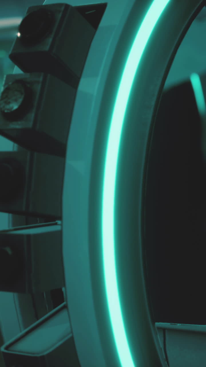 primo piano della tecnologia futuristica