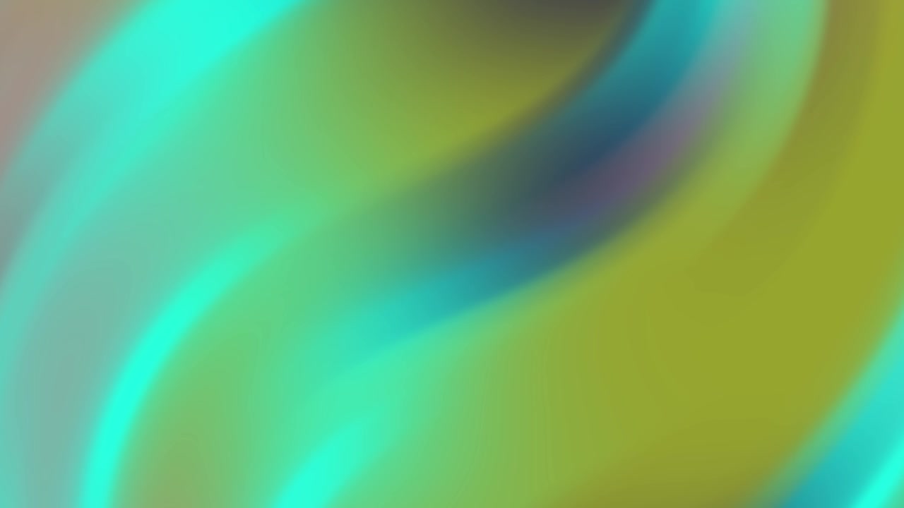 Abstract Flowing Green and Teal Gradient Motion Background