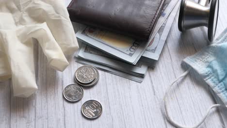 medical supplies and money