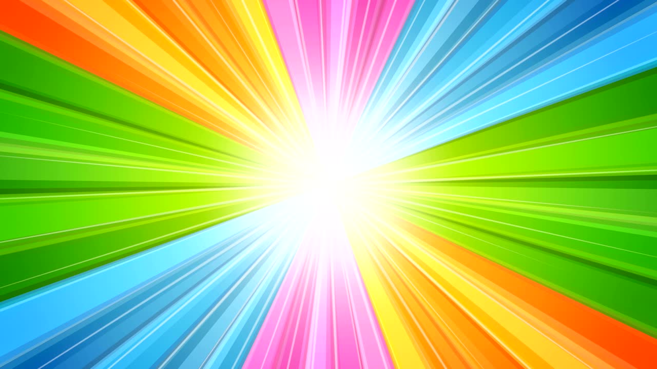 Raising Rainbow Sunburst