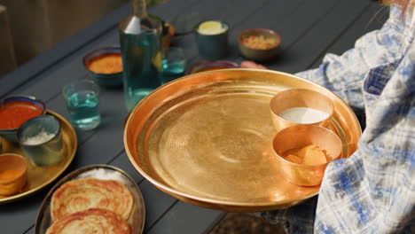 outdoor indian meal