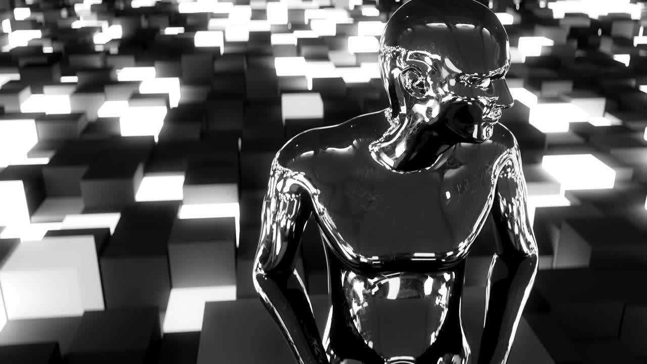 l'intelligenza artificiale 4k supervisiona la rete di dati.