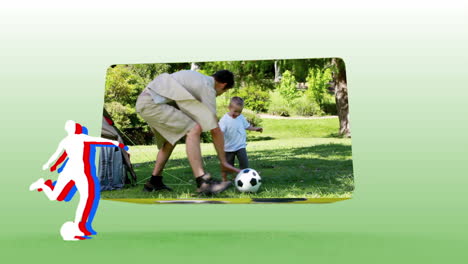 Vídeo-De-Un-Padre-Y-Su-Hijo-Jugando-Al-Fútbol