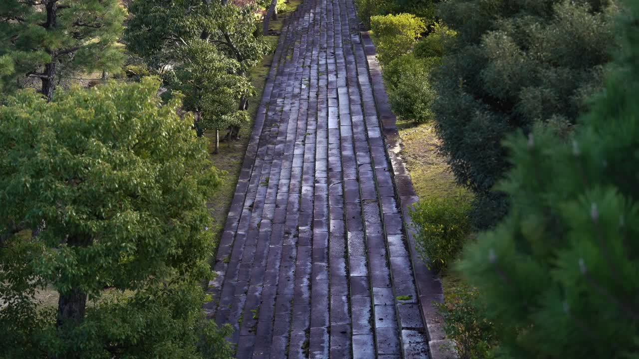 Kyoto Nijo Castle Stone Stairs