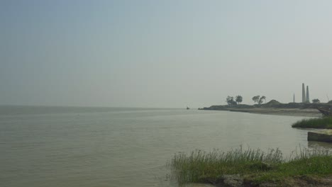 Das-Gebiet-Entlang-Der-Ufer-Des-Ganges-Neben-Der-Mündung