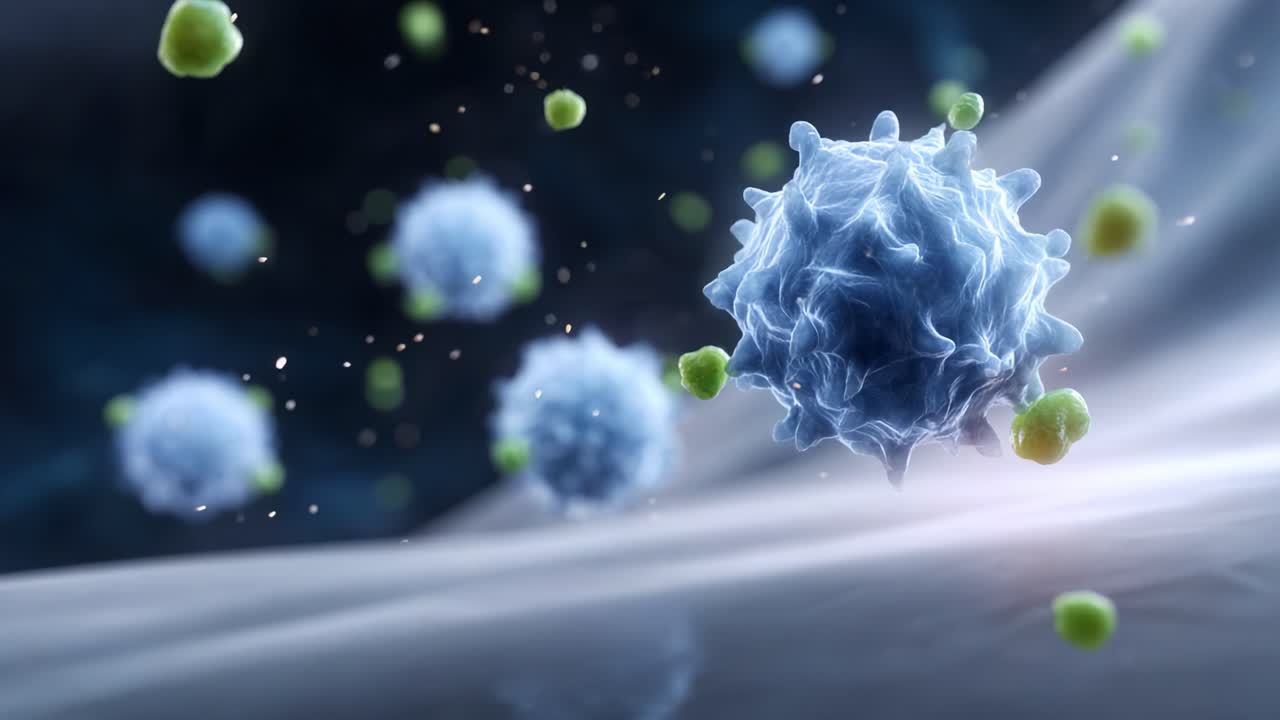 Interazione microbica dinamica: una straordinaria visualizzazione di cellule impegnate in un ambiente vibrante e complesso a livello microscopico