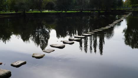 Poldras-de-Chaves-stone-bridge-crosses-Tamega-river-Vila-Real-Portugal