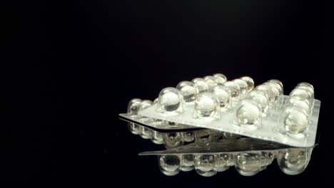 clara dieta saludable suplemento de medicina píldoras hq 4k calidad mega super macro vista de disparo