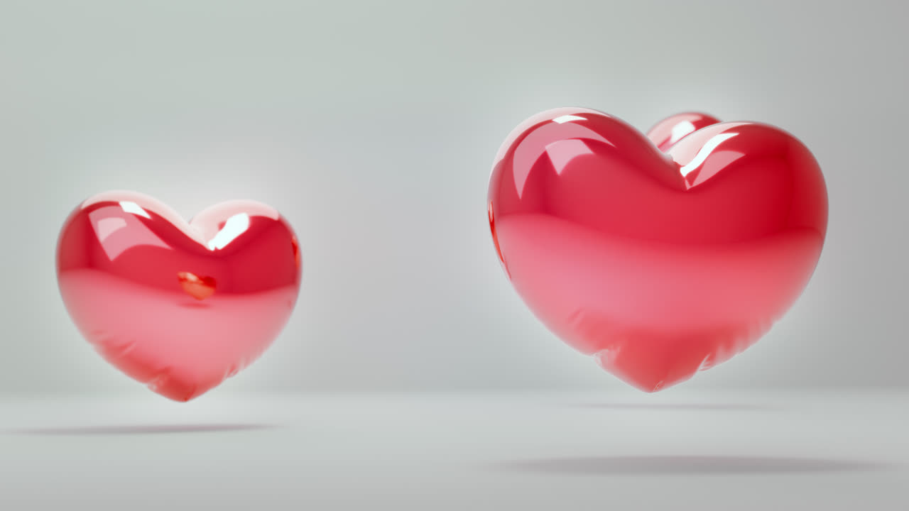 Red Balloon Hearts