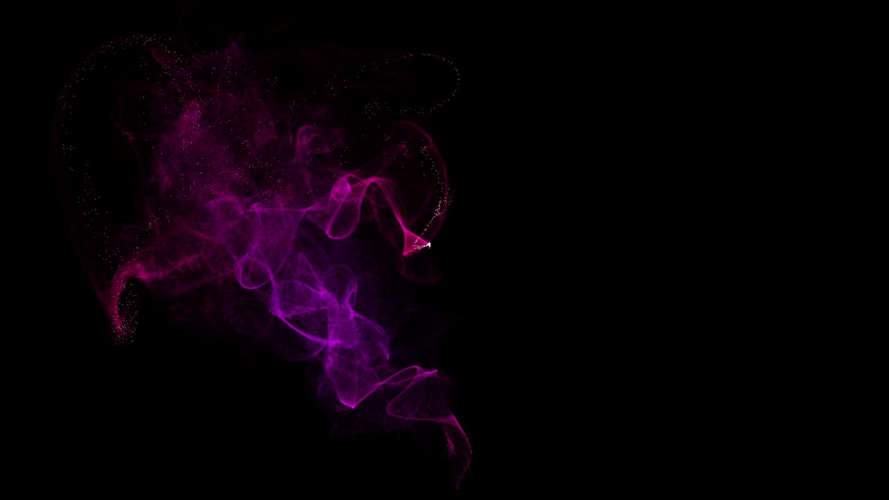 분자들로 그려진 추상적인 심장 모양입니다.