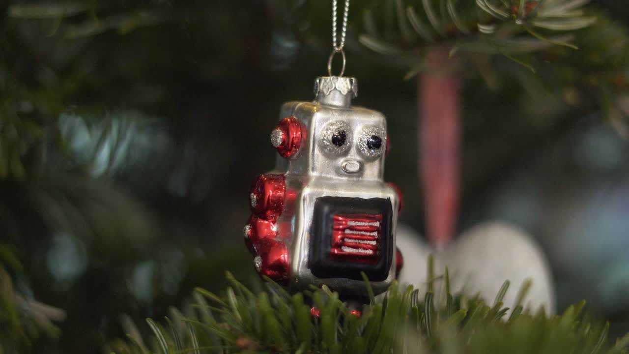 Decoration Toys on Christmas Tree