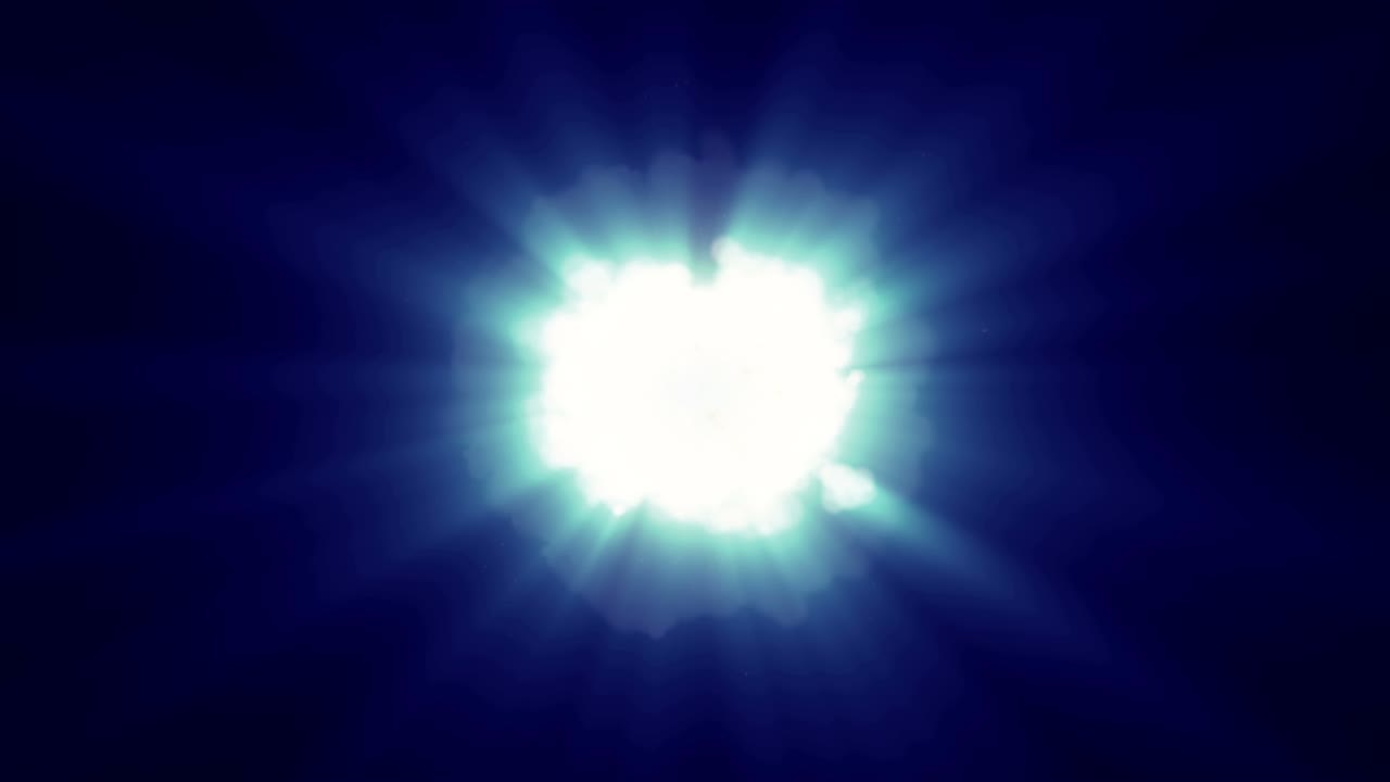 explosión bomba efecto humo animación 4k