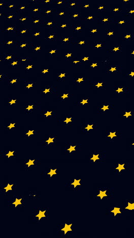 yellow stars on dark background