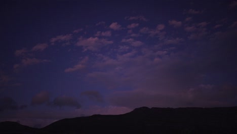 el atardecer rosado nublado es un lapso de tiempo de 4k.