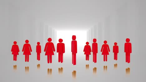 íconos masculinos y femeninos