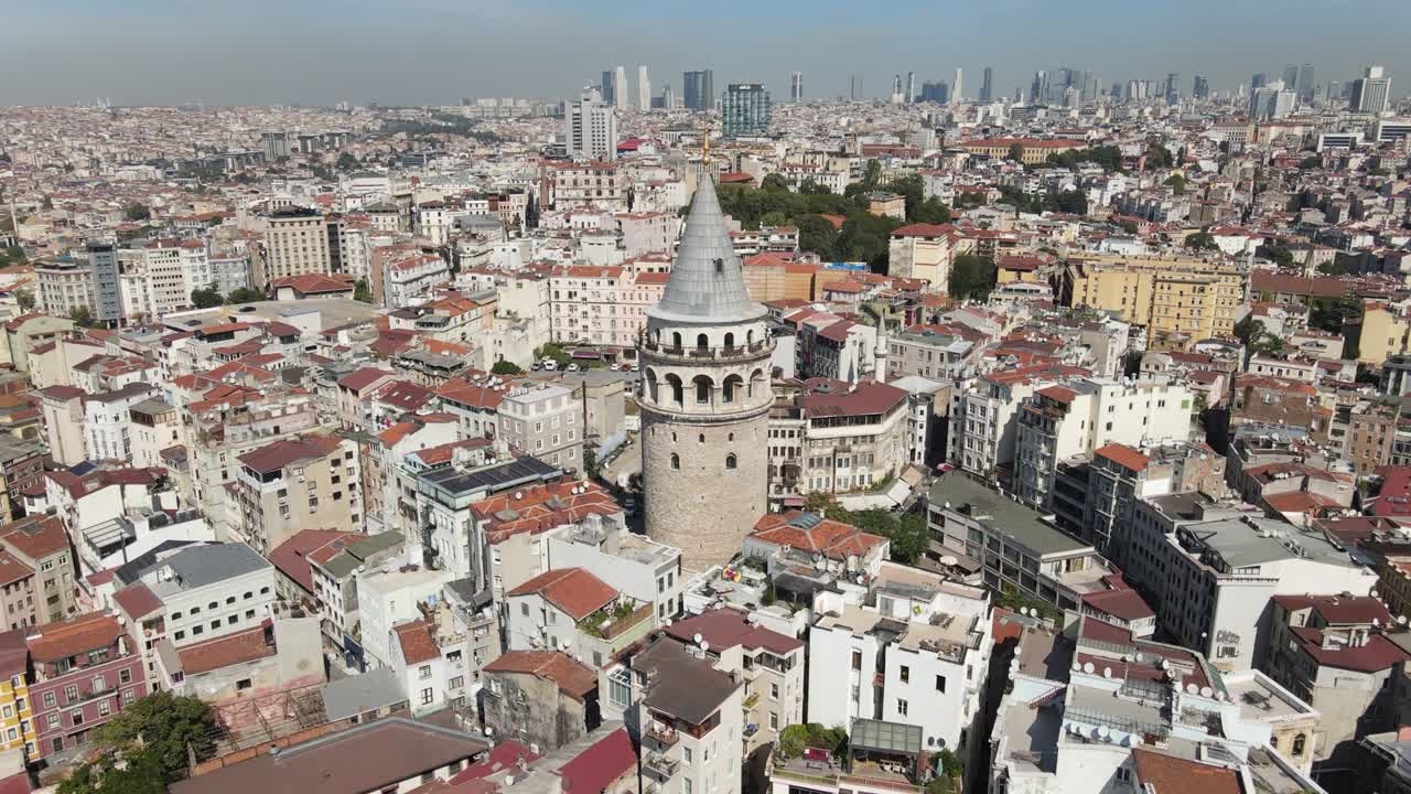 vista aérea torre de galata estambul
