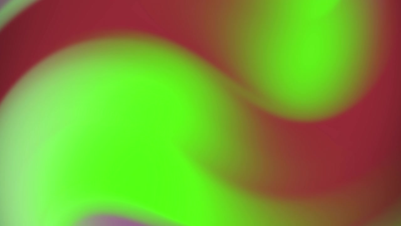 Dynamic Abstract Gradient Background with Smooth Green and Red Color Flow
