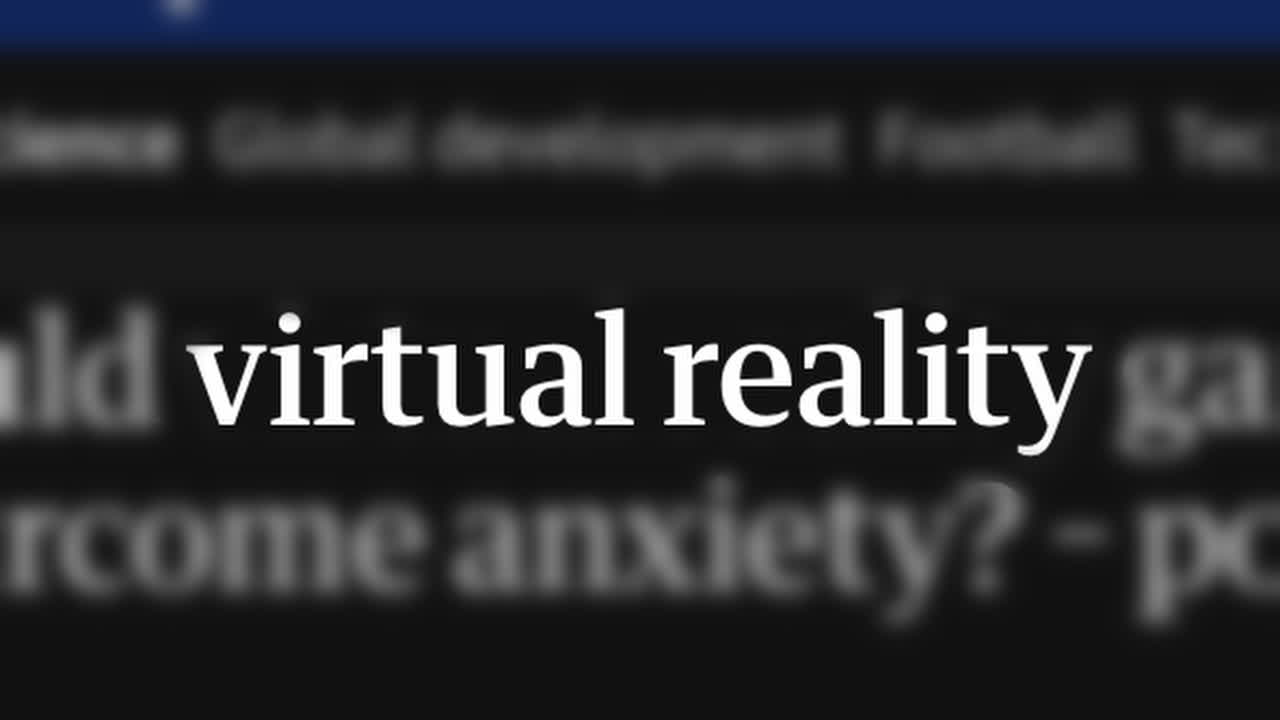 Virtual reality headline news across international media. Abstract concept of internet news titles screens loop. Seamless looped animation