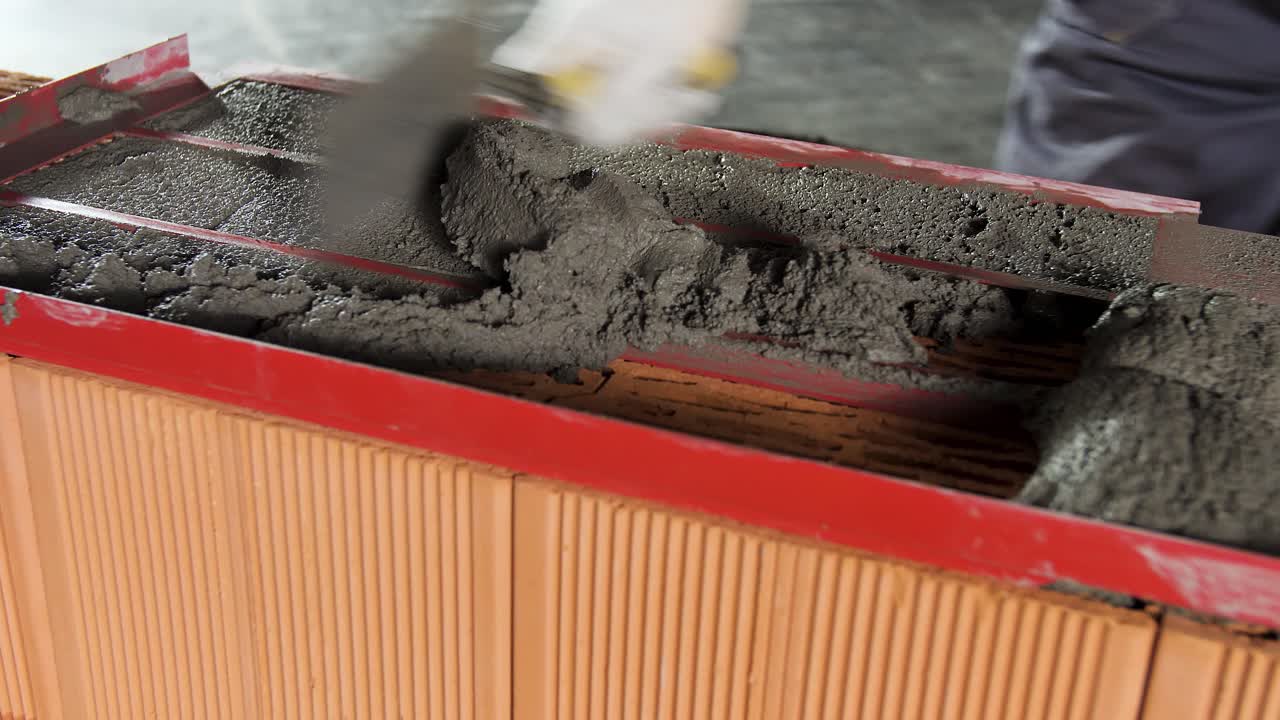 모터 적용으로 벽돌을 짓는 과정