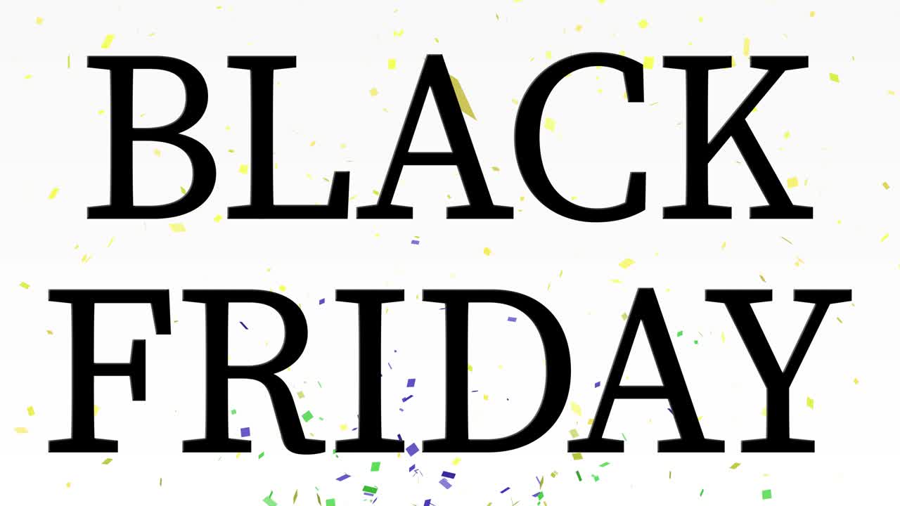 블랙 프라이데이 이벤트 텍스트 애니메이션 모션 그래픽