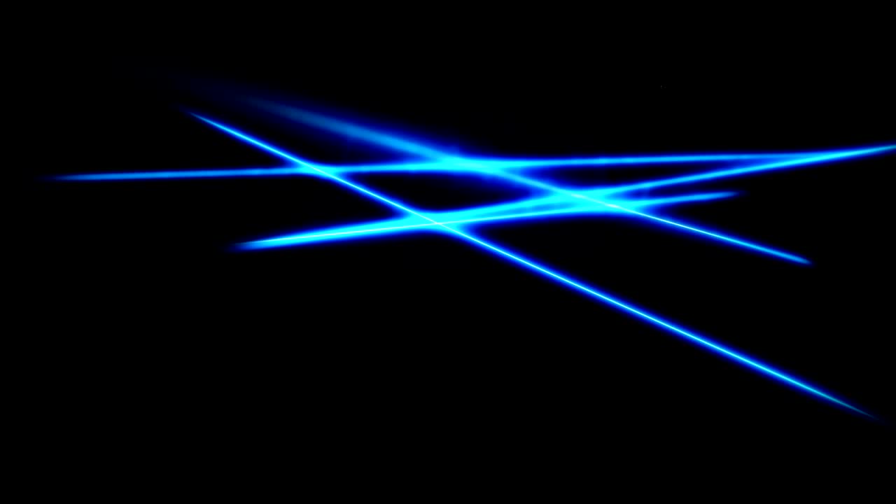 animación de fondo de rayas de luz que fluyen, línea azul,