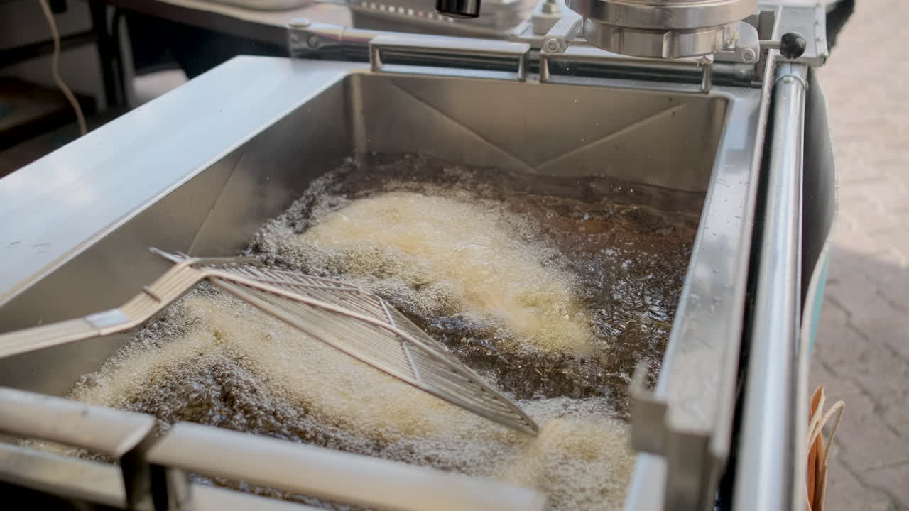 상업용 김기에서 음식을 기