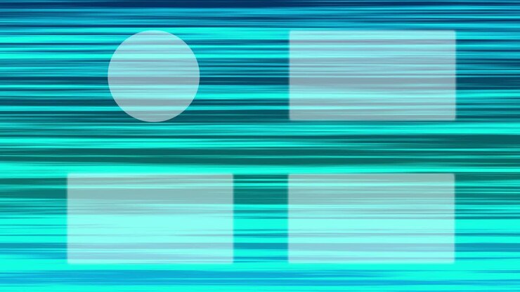 Line gradation end card ending screen motion graphics