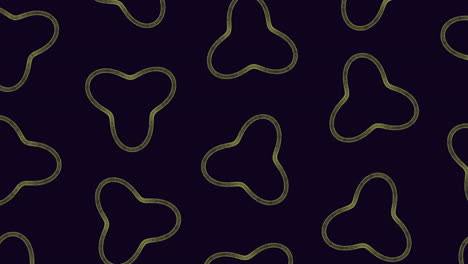 a flowing pattern of thin, curved black and yellow lines on a dark backdrop creates a visually striking design with organic, interconnected shapes that contrast elegantly against the background