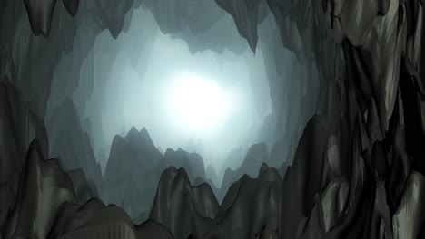 dark cave perspective landscape