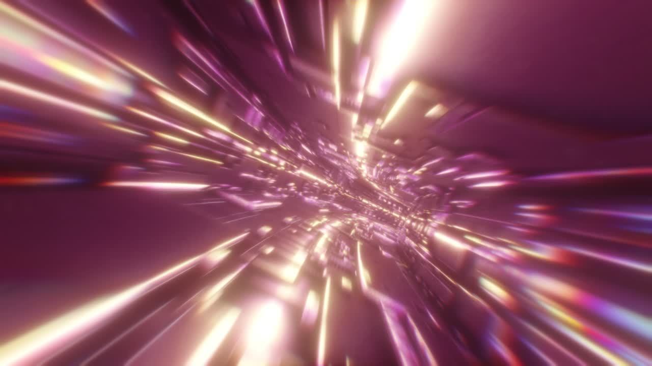 Abstract Futuristic Tunnel