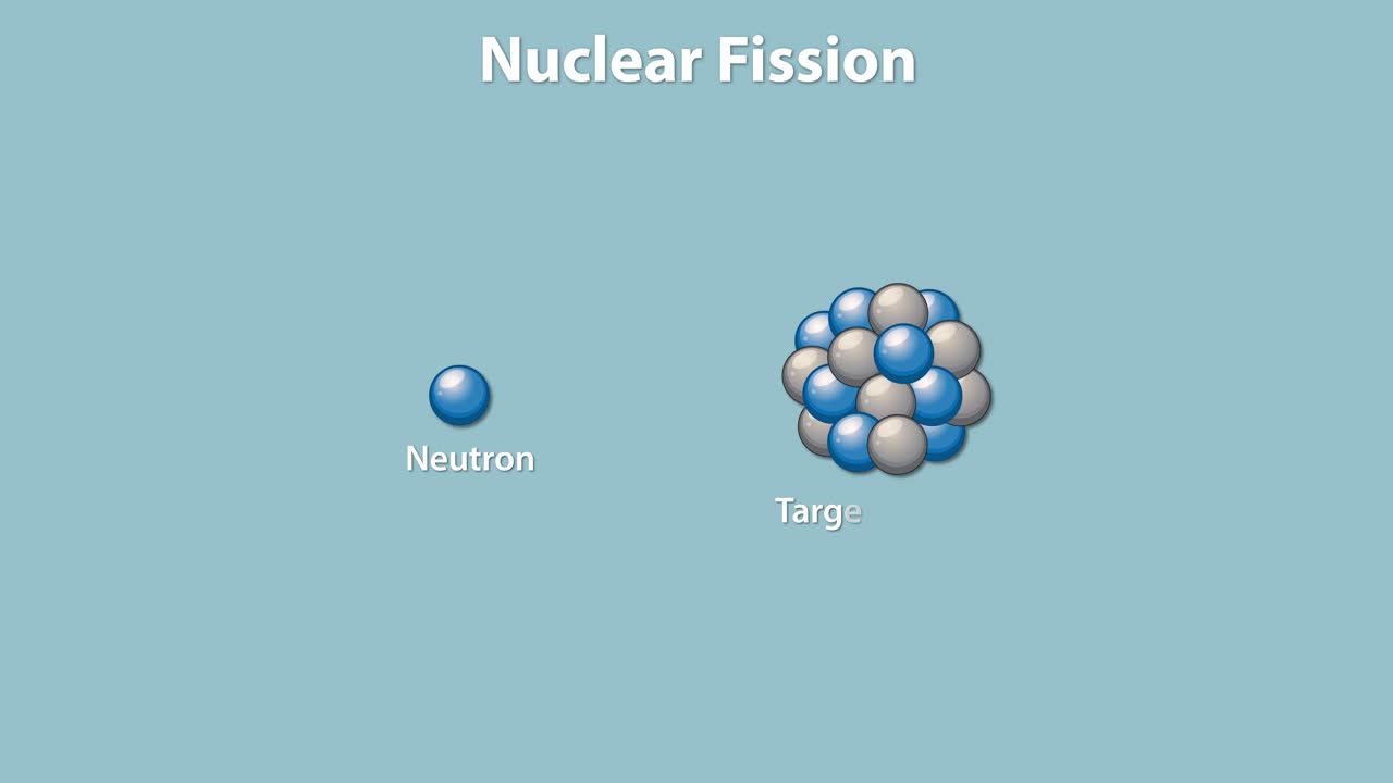 핵분열 반응의 시각적 순서