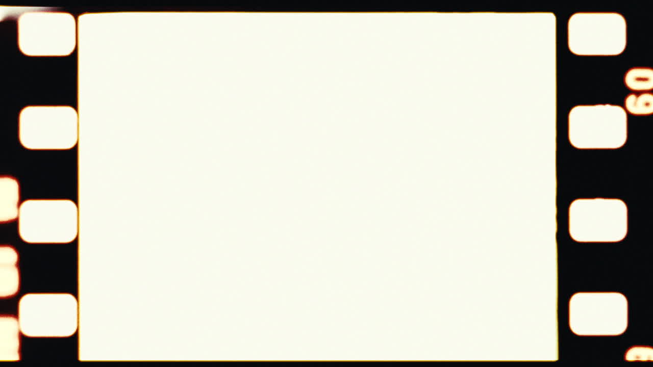 marco de película en blanco