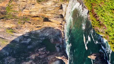 vertical serenity: stunning views of slieve league mountains rocky coastal beauty in county donegal