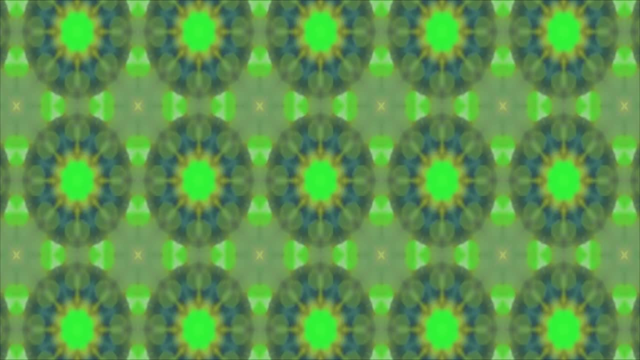 el bucle abstracto del kaleidoscopio. las flores forman el bucle sin costuras del caleidoscopio 4k.