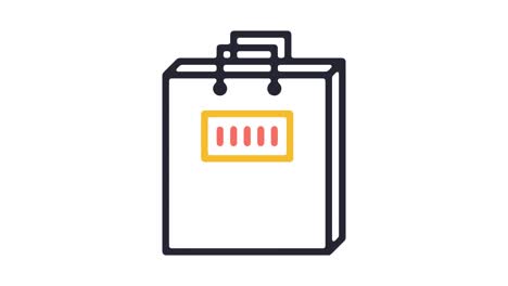 smart shopping campaigns line icon animation with alpha