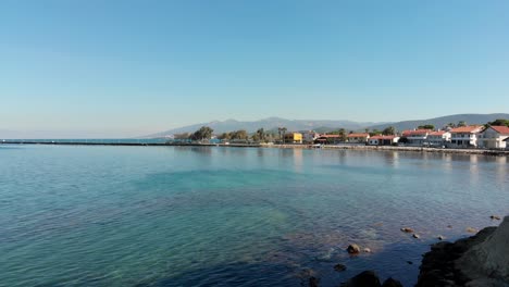 various drone shots in beautiful urla, izmir - the third largest city in turkey