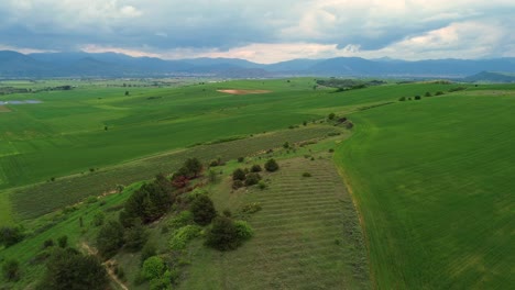 houses pentavryso greece village in kastoria municipality, aerial drone