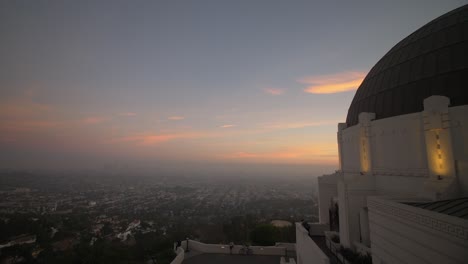 griffith observatory and la skyline