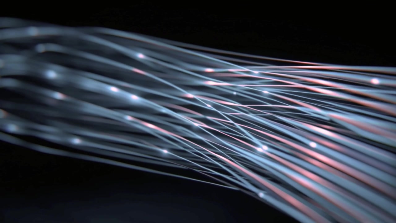 Højhastighedsdatatransmission i fiberoptisk kabelbundt